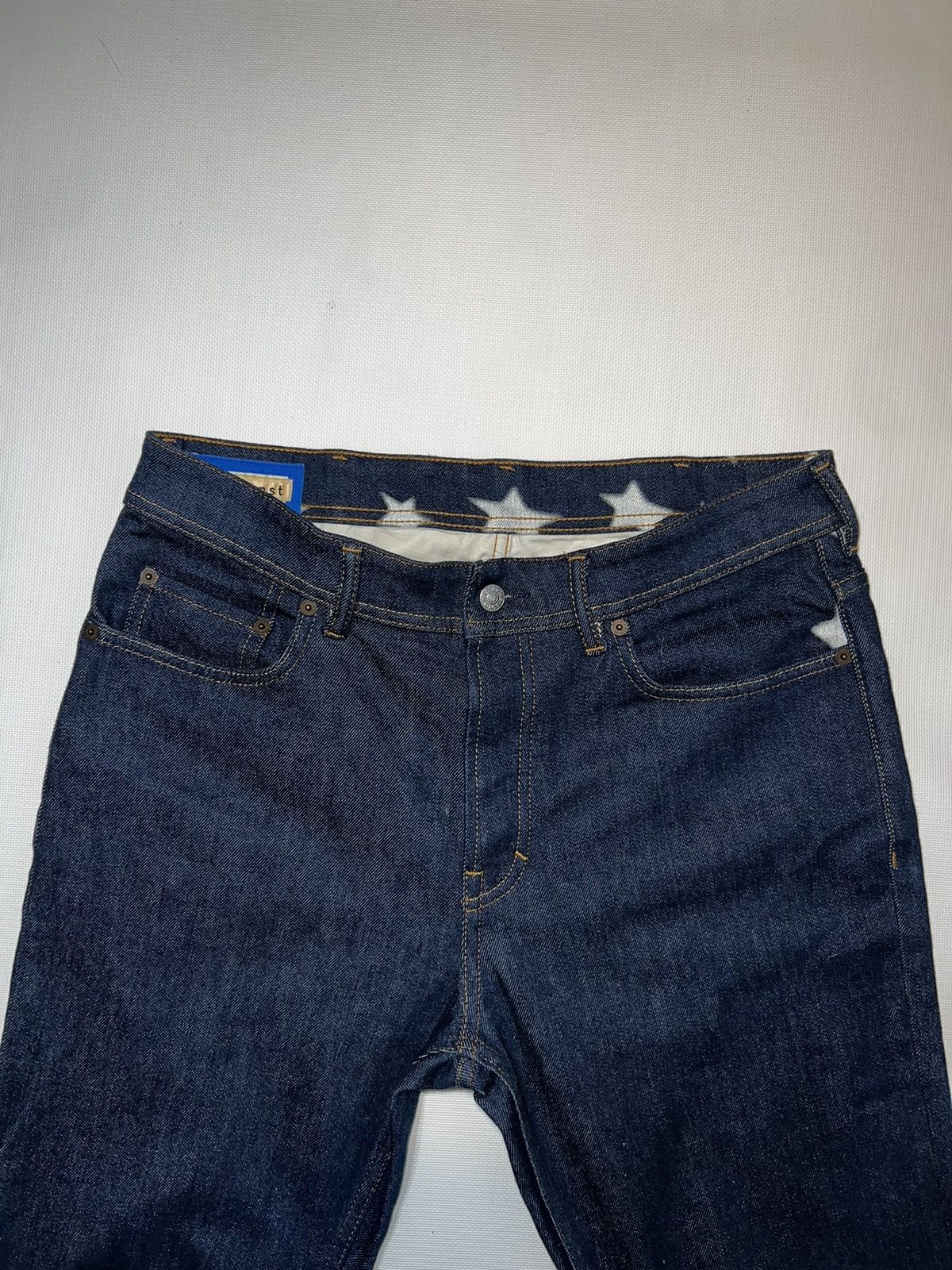 Acne Studios North Star Print Slim Fit Jean Size US 33 - 3 Thumbnail