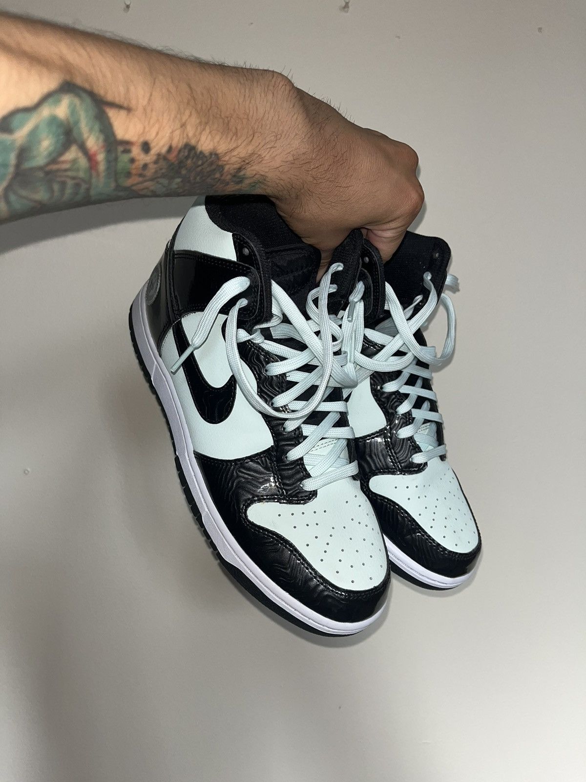image of Nike Dunk High All Star 2021 Shoes in Green, Men's (Size 8.5)