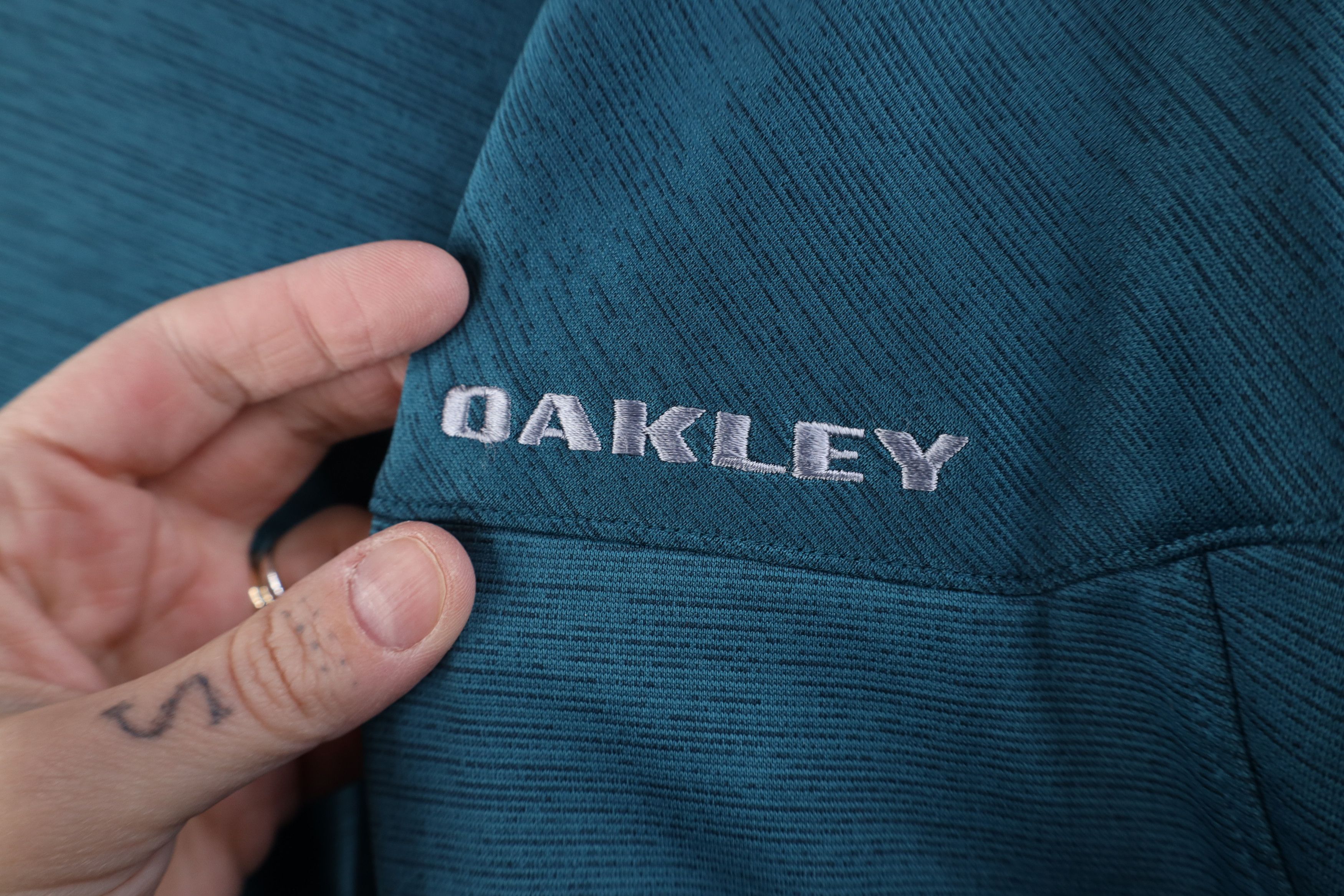 Oakley Vintage Y2K Oakley 1/4 Half Zip Pullover Brushed Sweater Size US XL / EU 56 / 4 - 10 Thumbnail