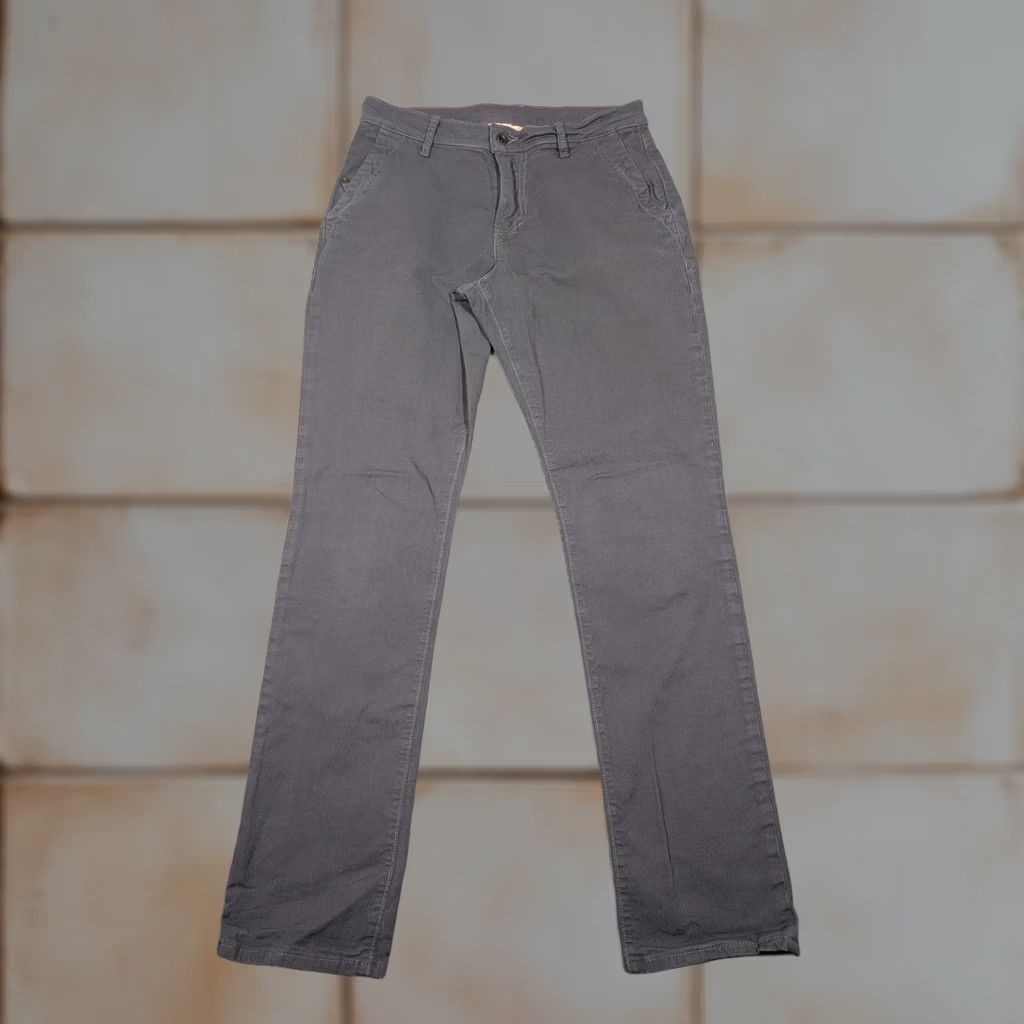 Raleigh Denim Raleigh Denim Jeans Mens 29x30 Gray Jones Slim Fit Khaki Pants Made USA Casual Size US 29 - 1 Thumbnail