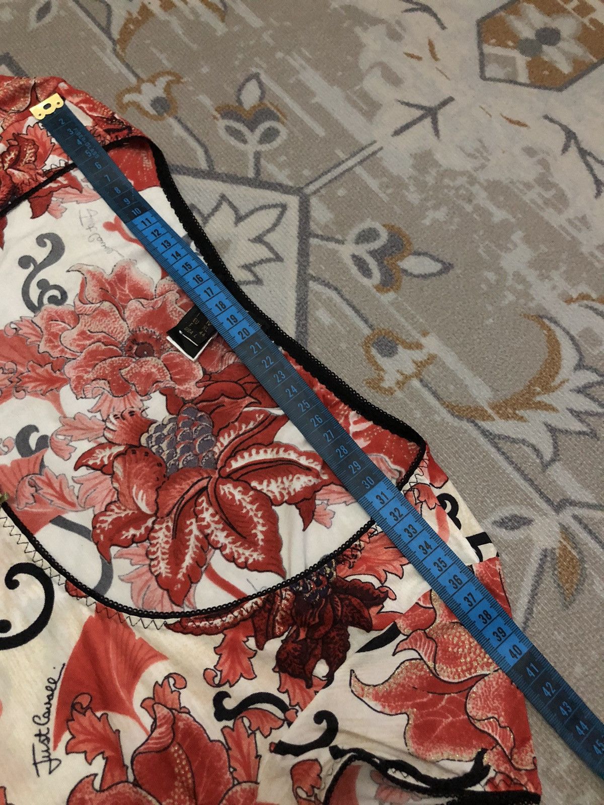 Just Cavalli Just Cavali Underwear Floral T-shirt Size L / US 10 / IT 46 - 10 Thumbnail