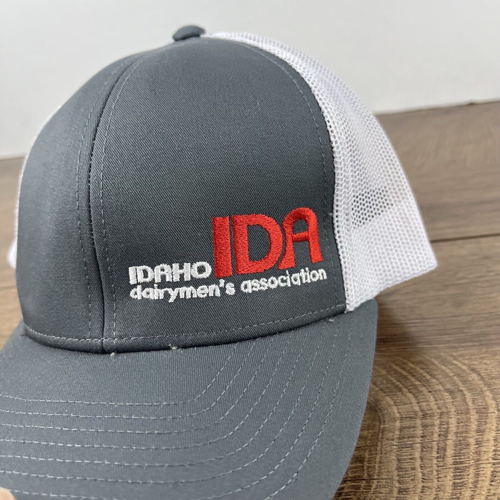 Other Idaho Dairymens Association Hat Gray Cap Adjustable Hat Gray Size ONE SIZE - 9 Thumbnail