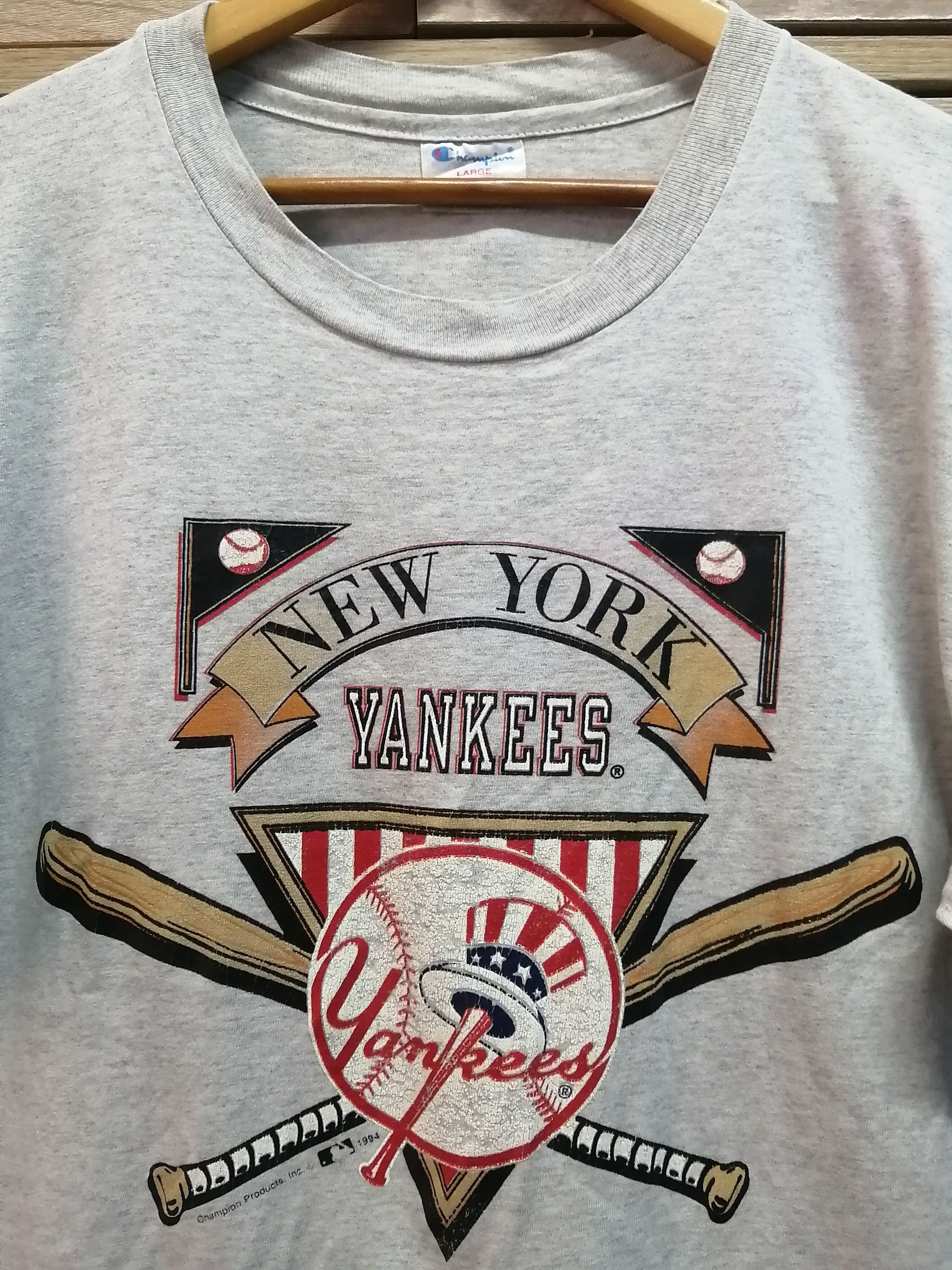 Vintage Thrashed Sun Faded Champion 90s Shirt Distressed Grunge Band Size US L / EU 52-54 / 3 - 3 Thumbnail