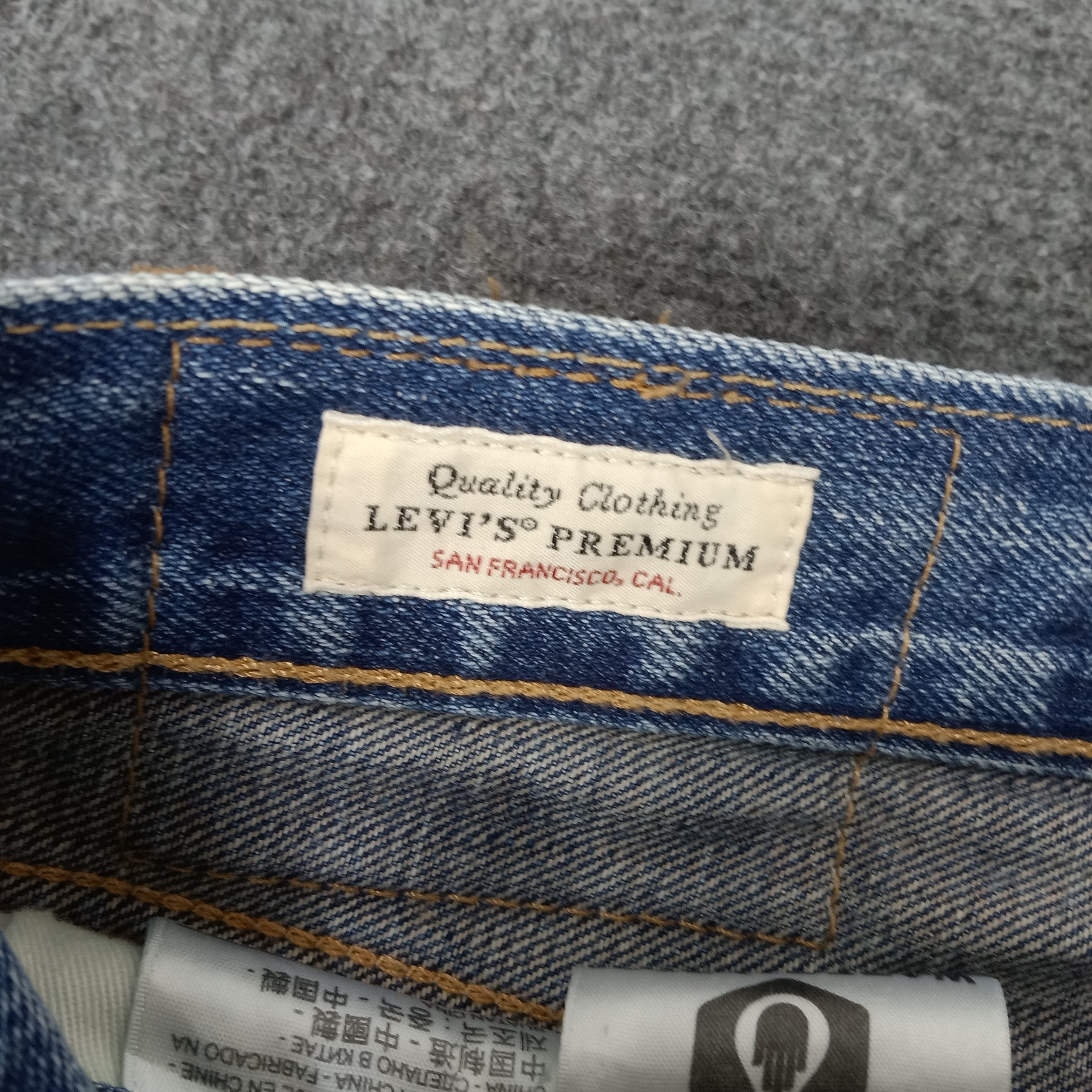 Levi's × Vintage Levi's American Distressed Style Denim Jeans Size US 32 / EU 48 - 4 Thumbnail