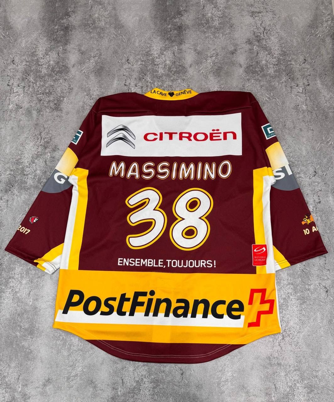 Geneva Genève Servette Ice Hockey Jersey #38 National League Size US L / EU 52-54 / 3 - 8 Thumbnail