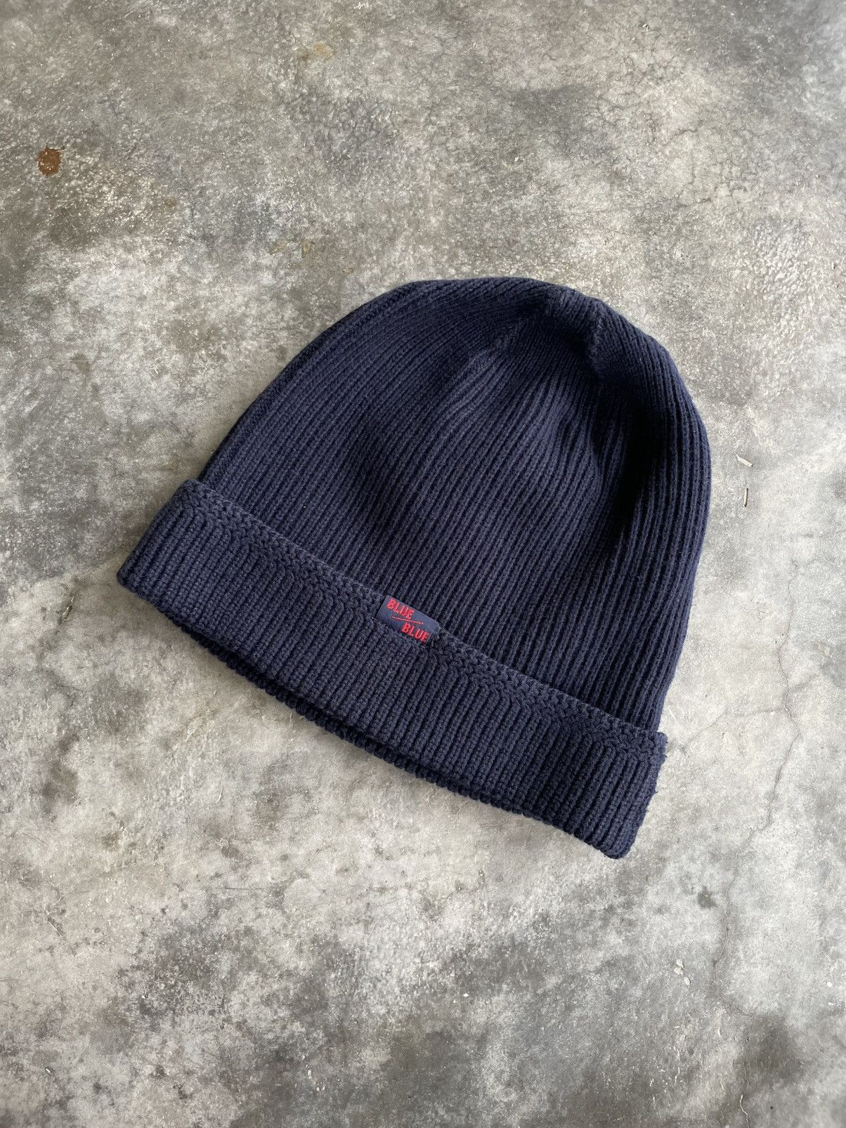 VTG Blue Blue Indigo Beanie