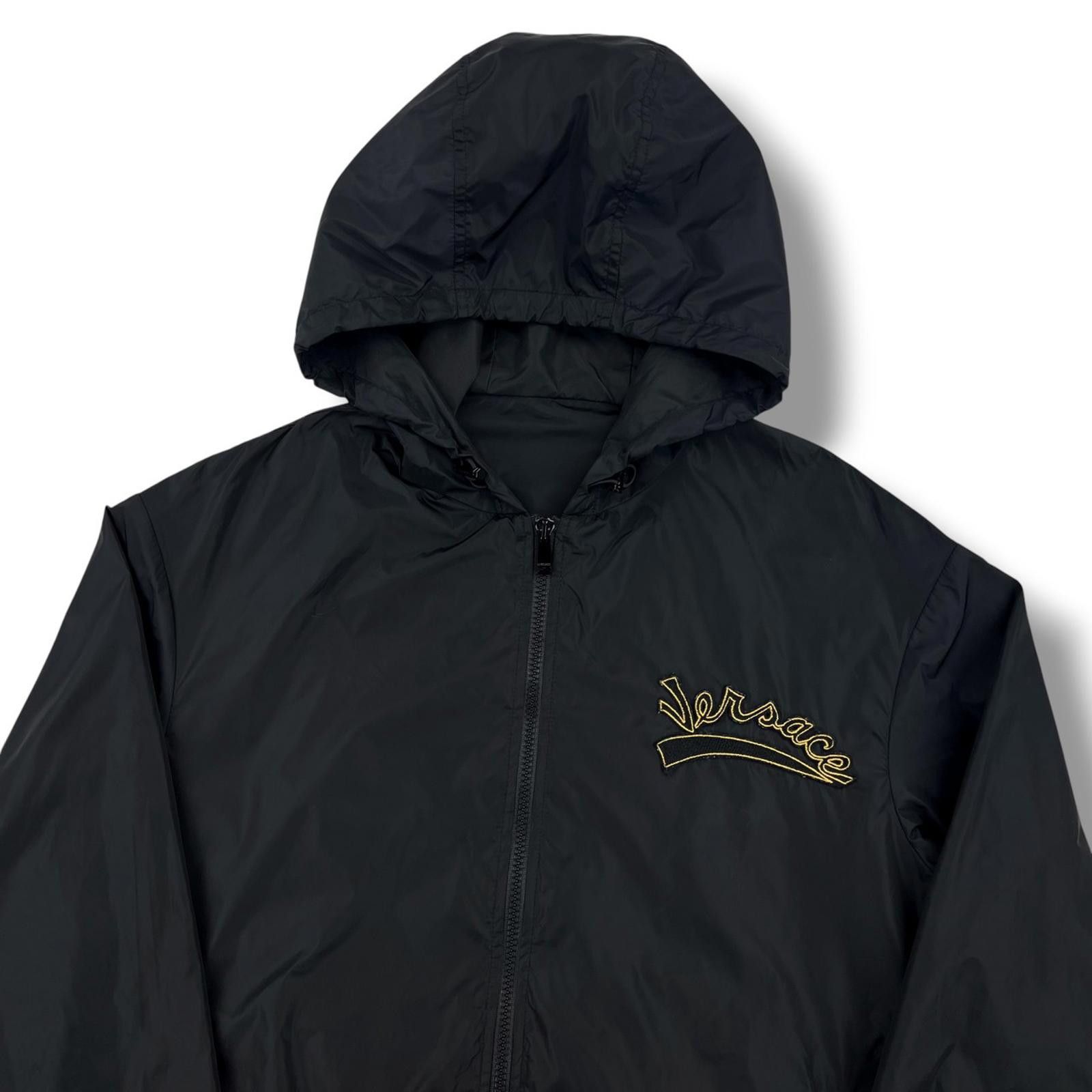 Versace Versace Black Windbreaker Jacket Size US M / EU 48-50 / 2 - 1 Thumbnail