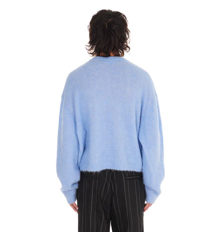Nahmias o1h1sh11224 Knit Boxy Crewneck in Sky Blue Size US L / EU 52-54 / 3 - 2 Thumbnail