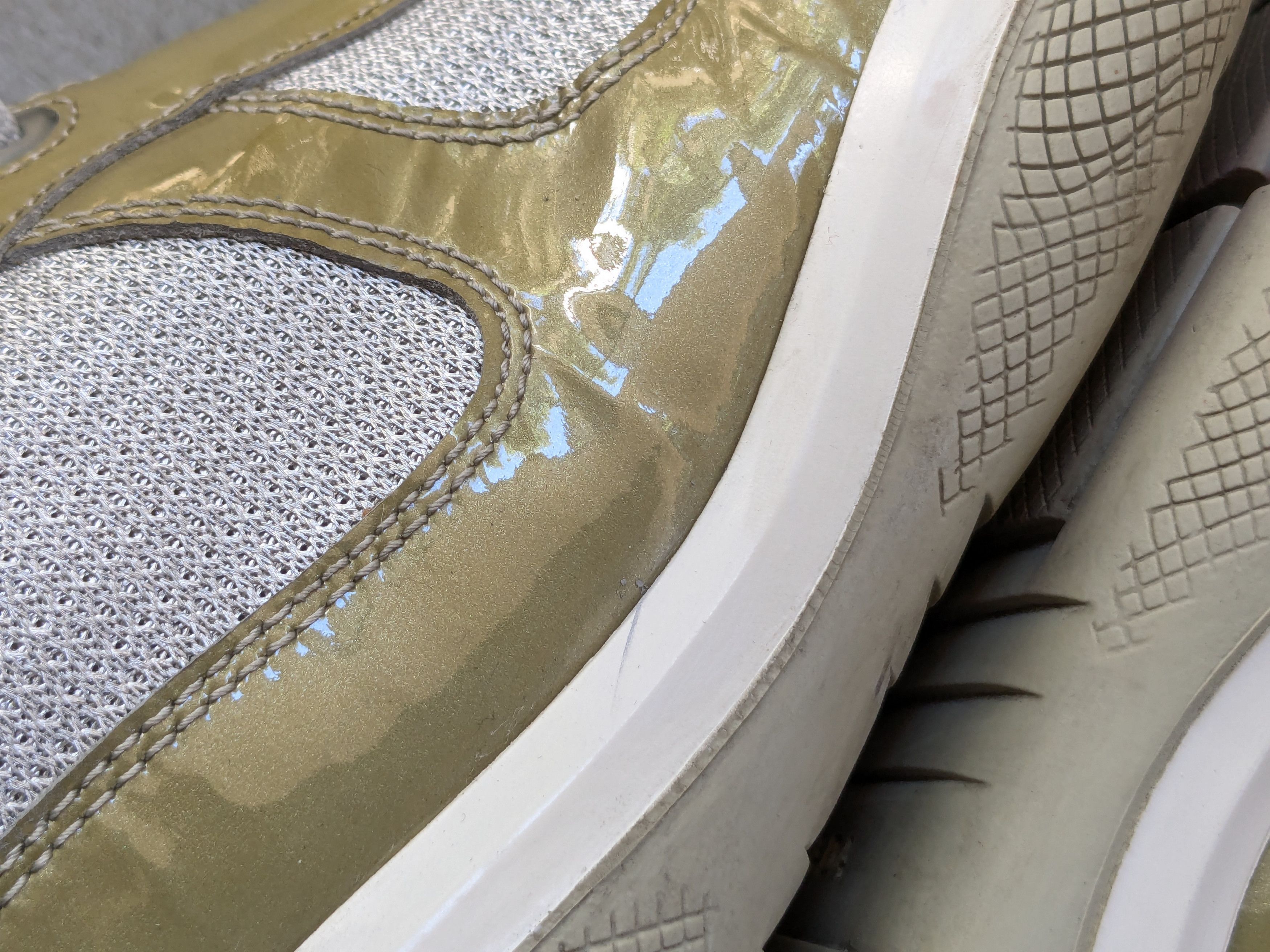 Prada Prada America's Cup Olive Green 11 Patent Leather Silver Low Size US 11 / EU 44 - 7 Thumbnail