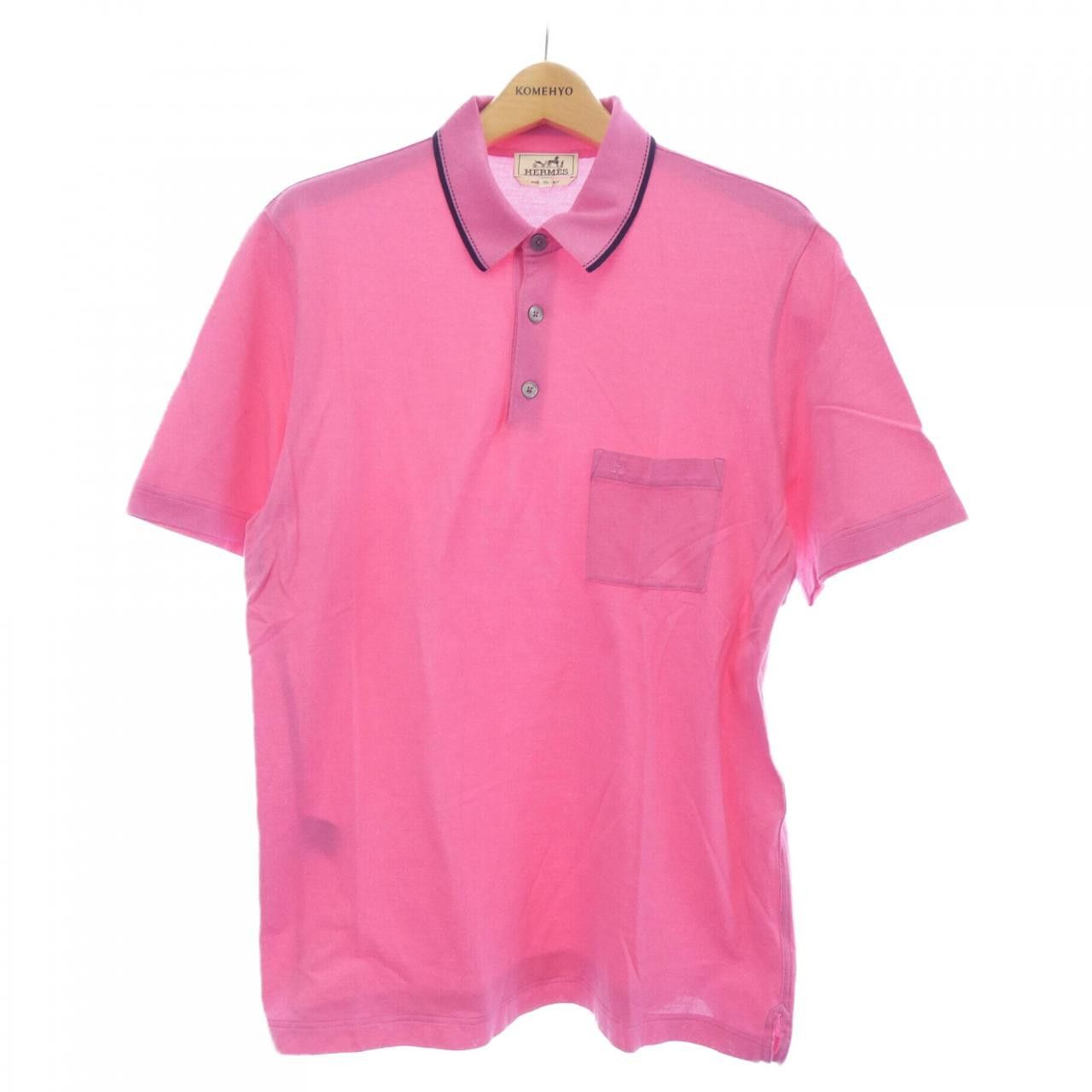 Hermes Hermes Hermès Polo Shirt Cotton Shirt Textile Tops DUTY FREE for USA Size ONE SIZE - 1 Thumbnail