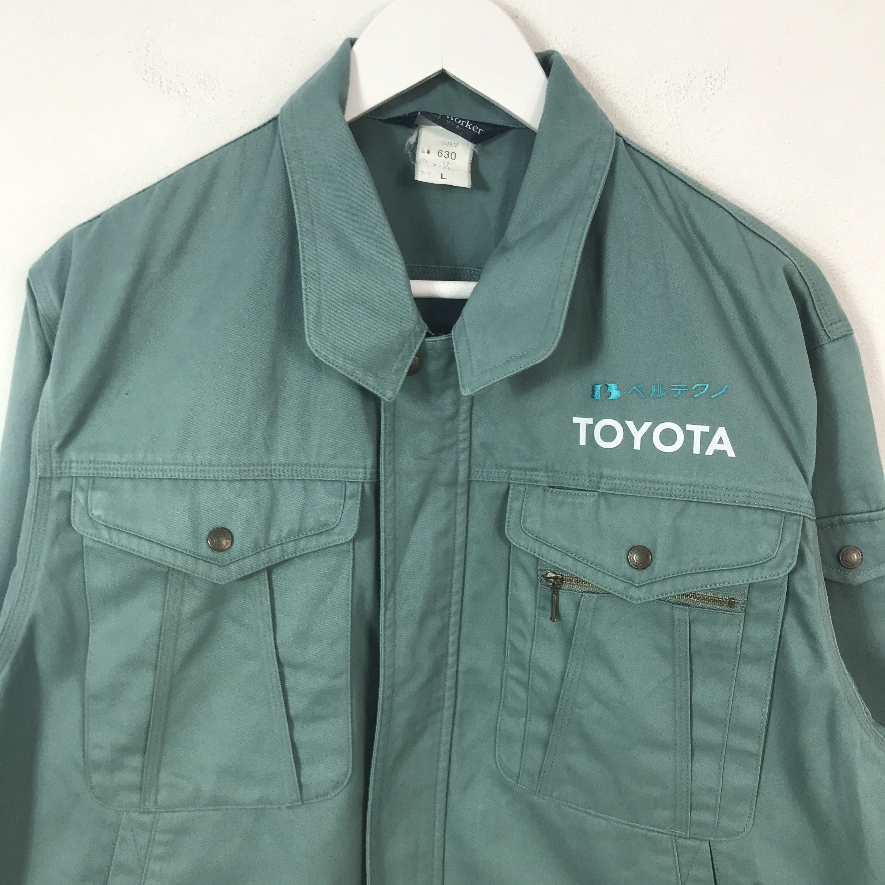 Japanese Brand Vtg Toyota Motorsport custom jacket K69B16 Size US L / EU 52-54 / 3 - 4 Thumbnail