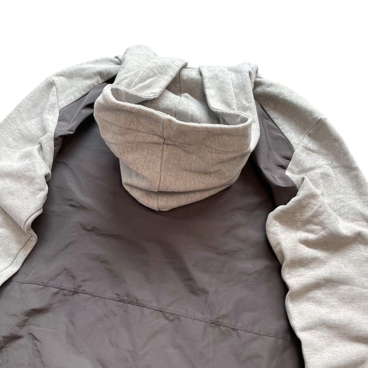 Designer × Juun.J JUUN.J COTTON AND NILON 2 SIDE HOODIE Size US XL / EU 56 / 4 - 13 Thumbnail
