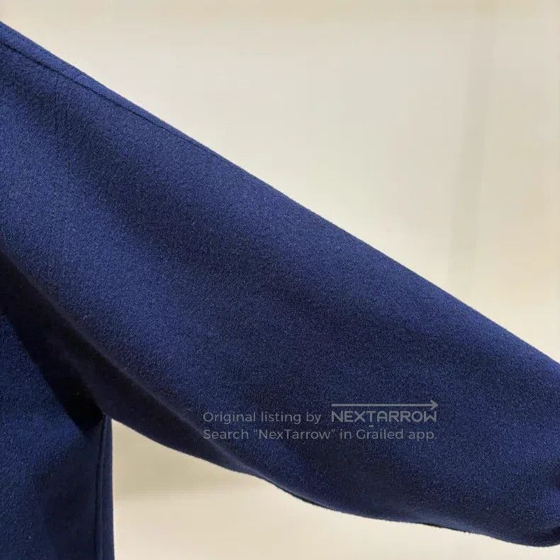 Louis Vuitton Louis Vuitton Blue inside full print wool cloak coat Size XS / US 0-2 / IT 36-38 - 4 Thumbnail