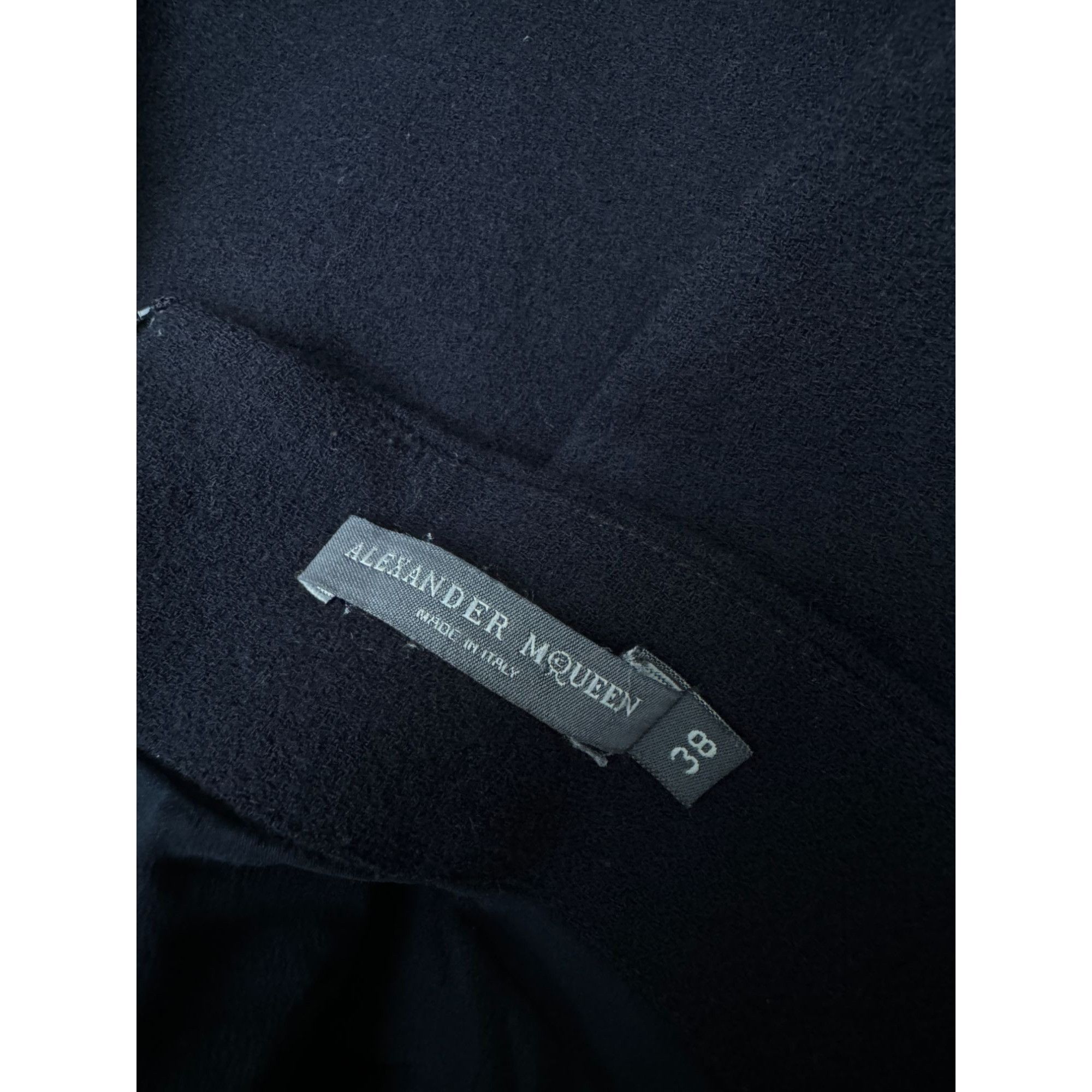 Alexander McQueen FW 2005 Navy Wool Skirt Size 26" / US 2 / IT 38 - 5 Thumbnail