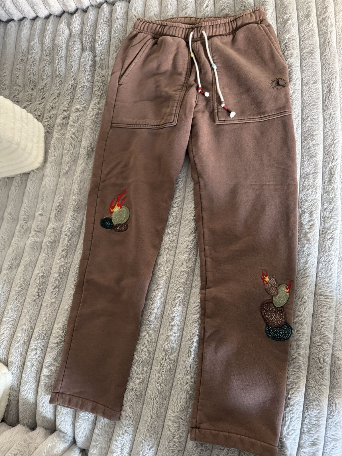 Nike × Travis Scott cactus jack travis scott jordan fleece pants archaeo nike Size US 30 / EU 46 - 22 Thumbnail