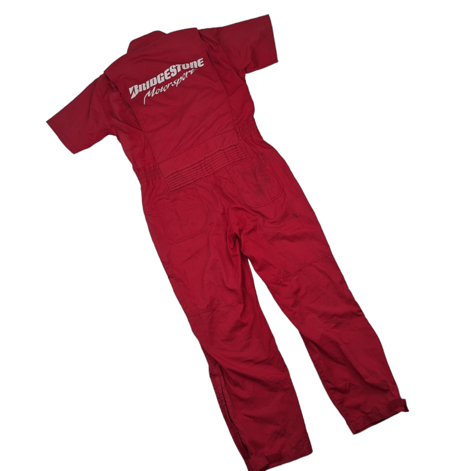 Japanese Brand Vintage BRIDGESTONE Racing Overall Jumpsuit Size US 35 - 7 Thumbnail