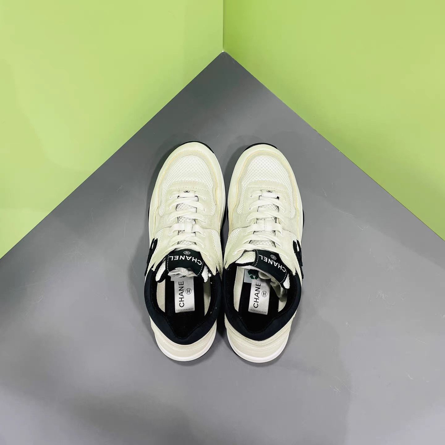 Chanel Chanel Black & White Contrast CC Sneakers K15 Size US 8 / EU 41 - 7 Thumbnail