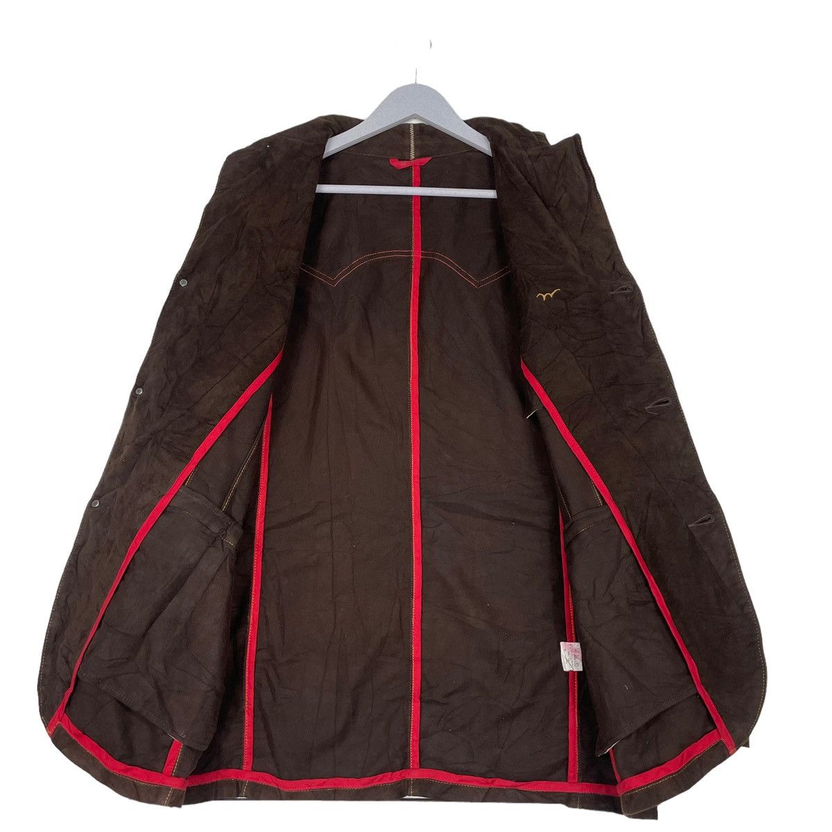 Edwin × Japanese Brand 💥EDWIN RICH BROWN CHORE BUTTON JACKET Size US L / EU 52-54 / 3 - 10 Thumbnail
