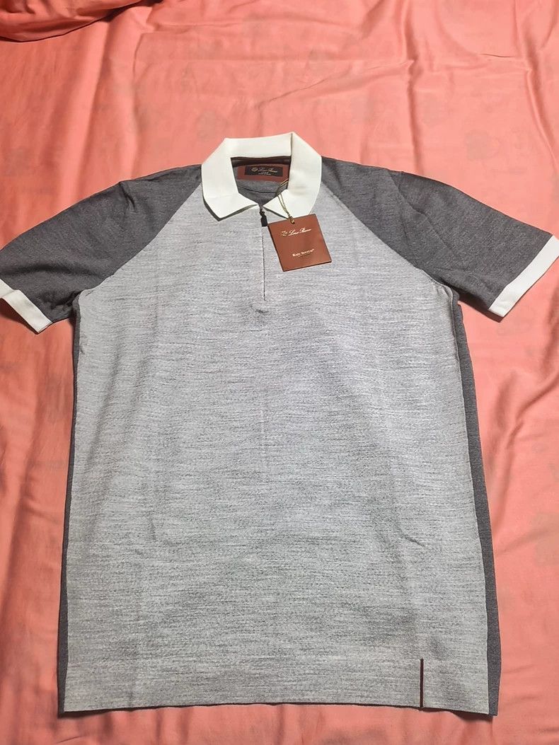 Loro Piana LORO PIANA Short Sleeve, Preliminary Wool Size US S / EU 44-46 / 1 - 1 Thumbnail