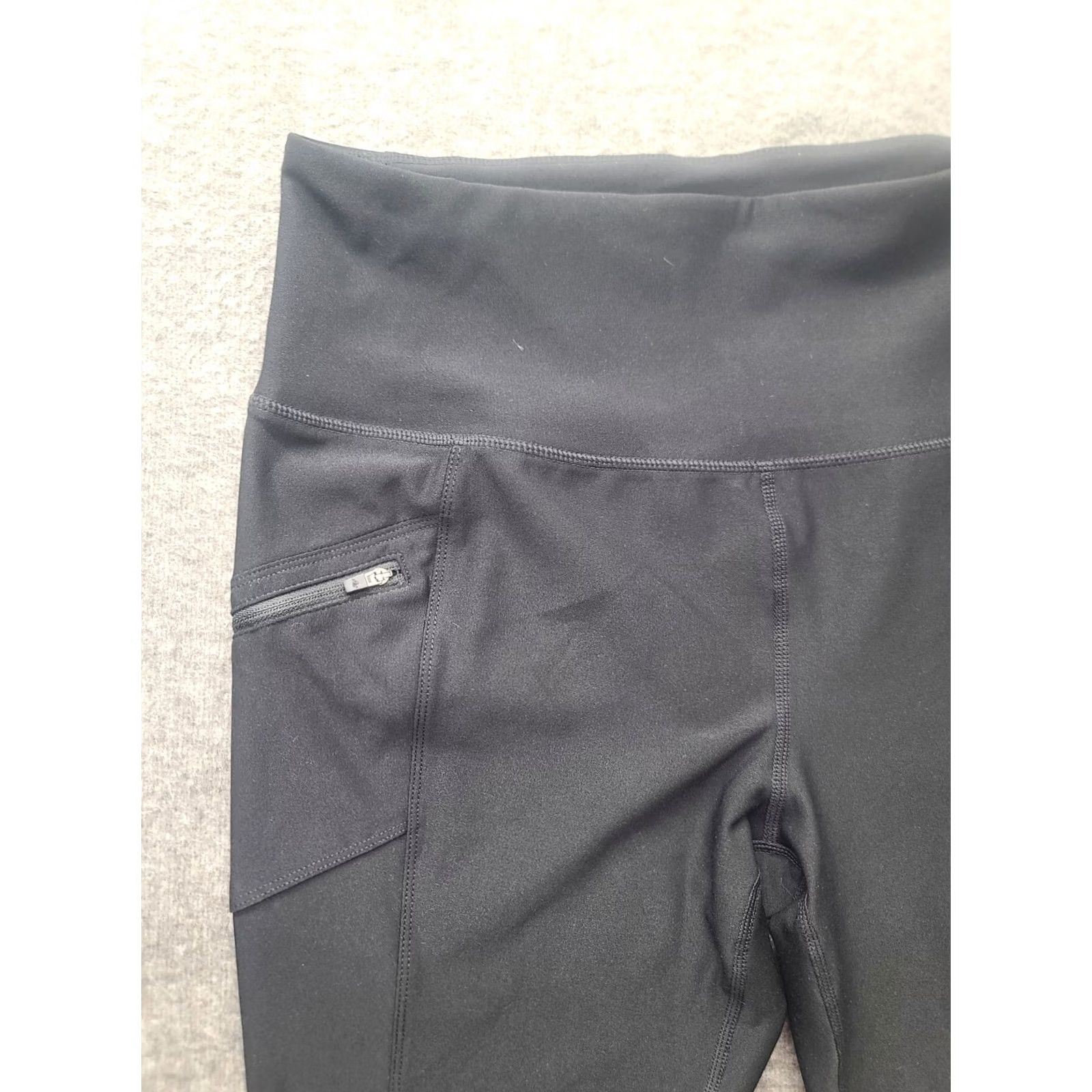 Eddie Bauer VINTAGE Eddie Bauer Active Leggings Womens L Slim Fit High Rise Zippered Pockets Size 36" / US 14 / IT 50 - 7 Thumbnail