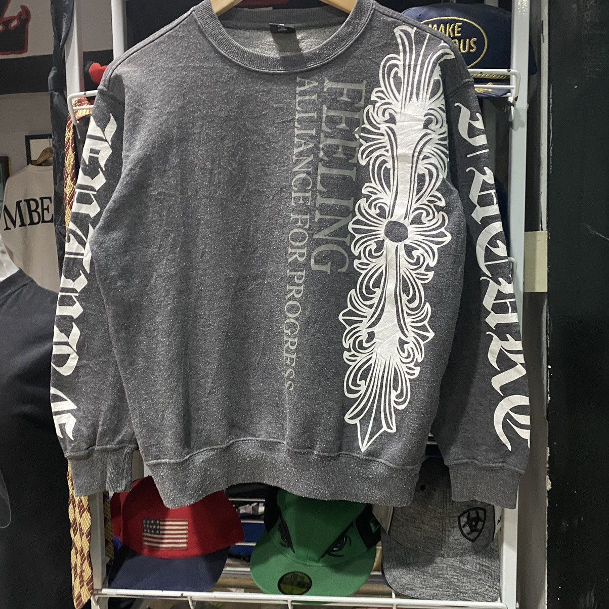 Japanese Brand Japanese Brand The Breakers Inspired Chrome Heart Sweatshirt Size US S / EU 44-46 / 1 - 4 Thumbnail