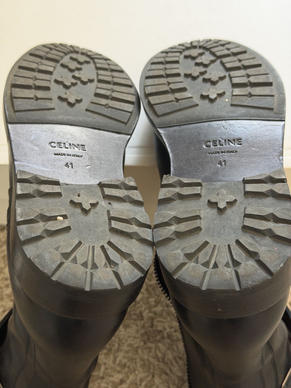 Celine Hedi Slimane Ranger Combat boots Size US 8 / EU 41 - 8 Thumbnail
