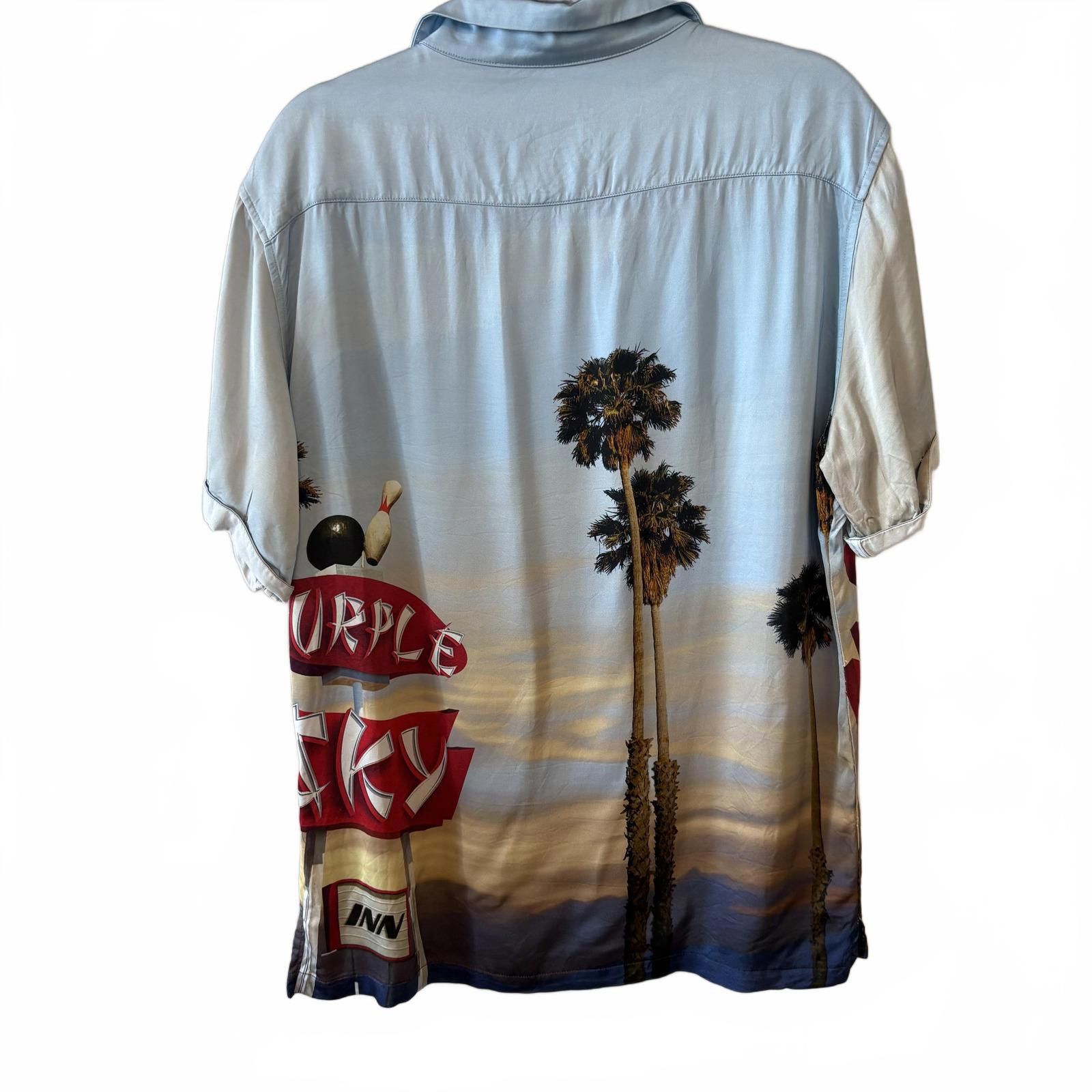 Blue Sky Inn Purple Brand x Blue Sky Inn Printed Camp Button Down Shirt Size US M / EU 48-50 / 2 - 5 Thumbnail