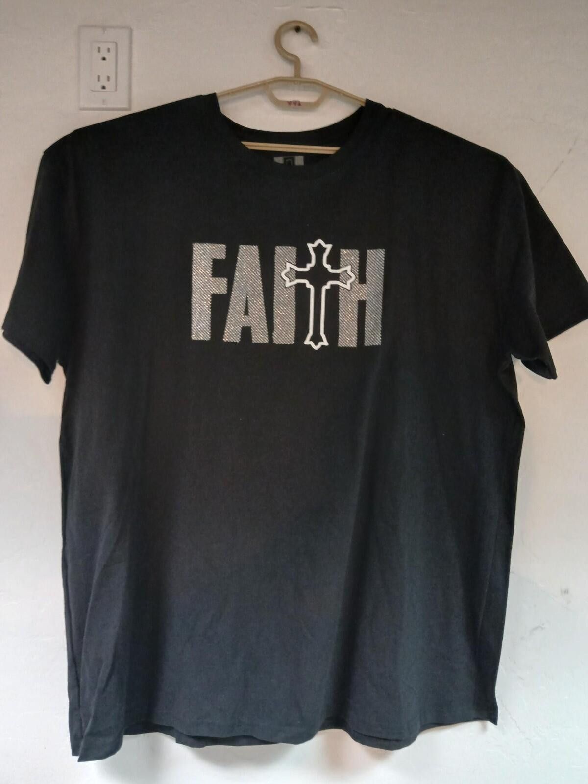 Other FAITH Cross Graphic Tee – Men’s 3XL | Black Christian Street Size US XXL / EU 58 / 5 - 2 Thumbnail