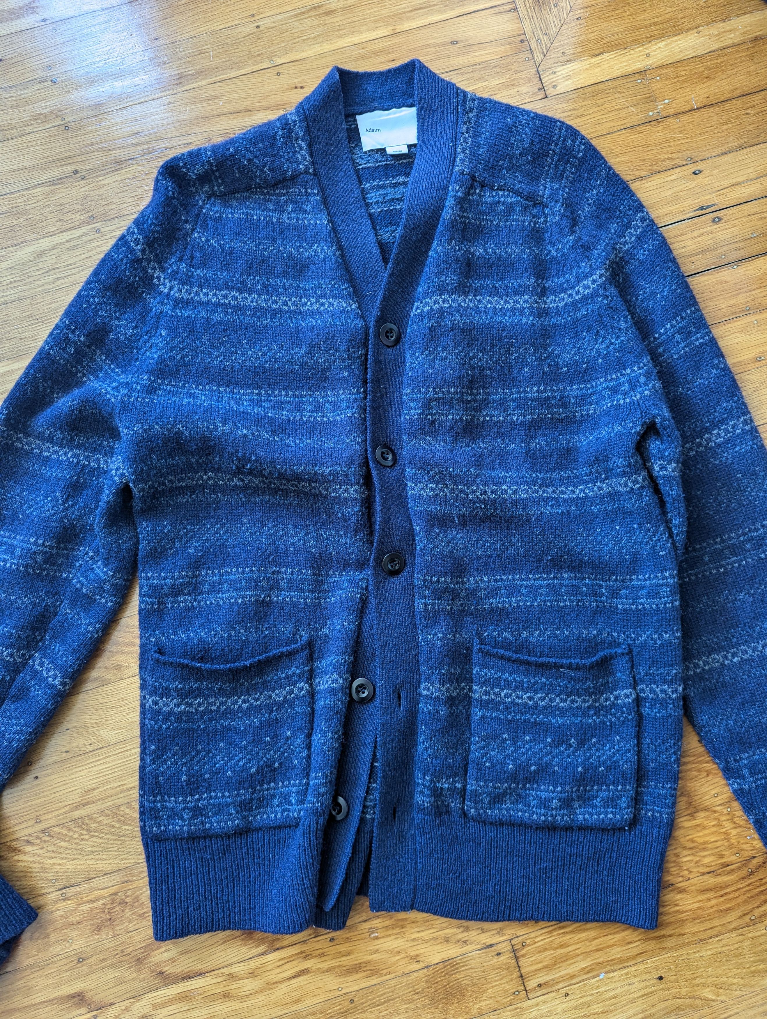 Adsum Patterned Wool Cardigan Size US M / EU 48-50 / 2 - 3 Thumbnail