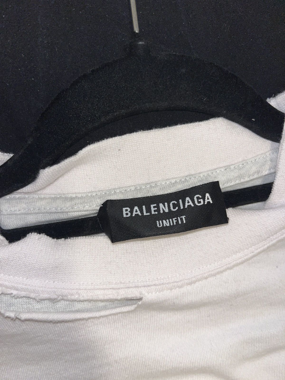 Balenciaga Balenciaga Dual T-Shirt- Grey/White, L Size US L / EU 52-54 / 3 - 6 Thumbnail