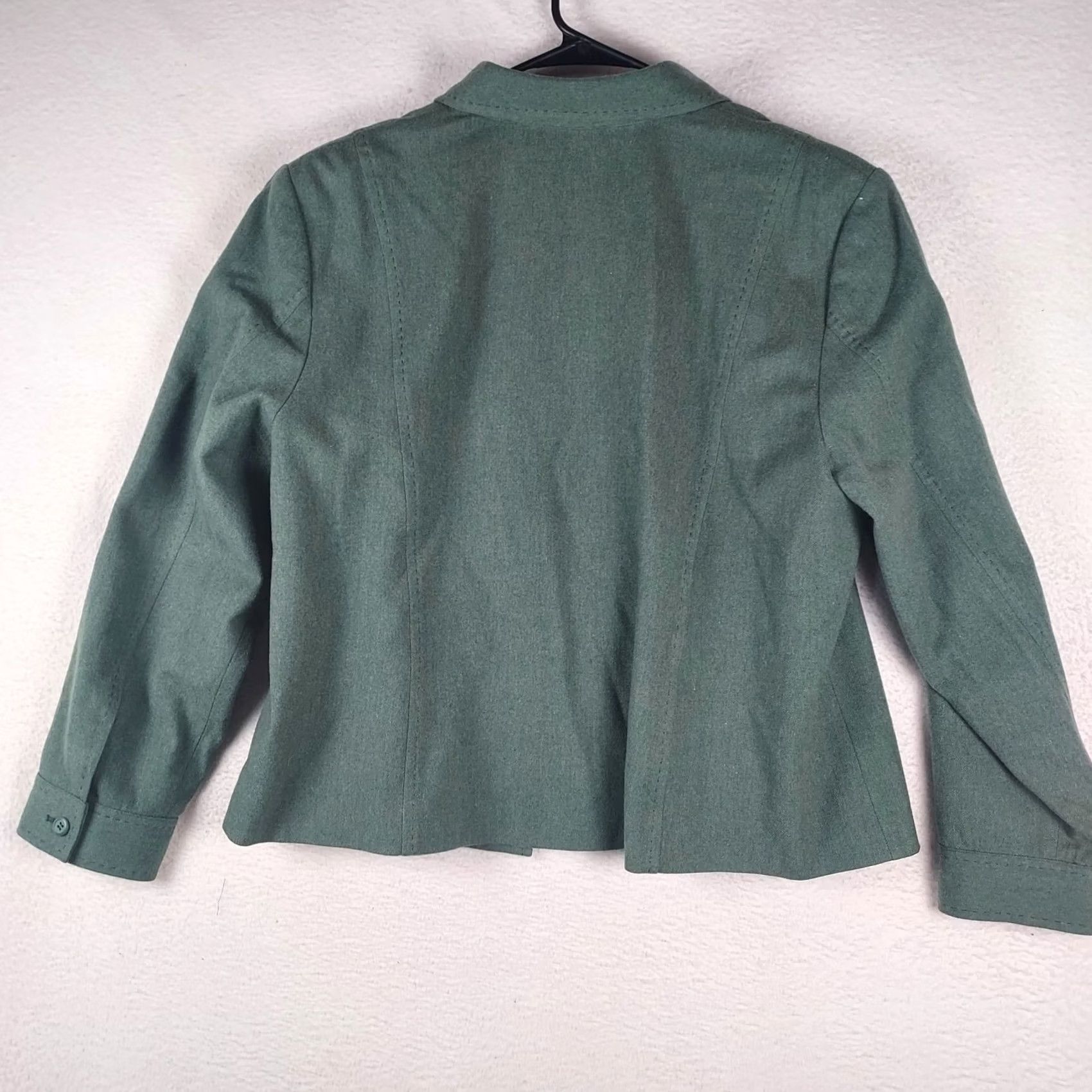 Pendleton VINTAGE Pendleton Womens Jacket 18W Wool Green Button Front USA Made Size XXL / US 16-18 / IT 52-54 - 2 Thumbnail