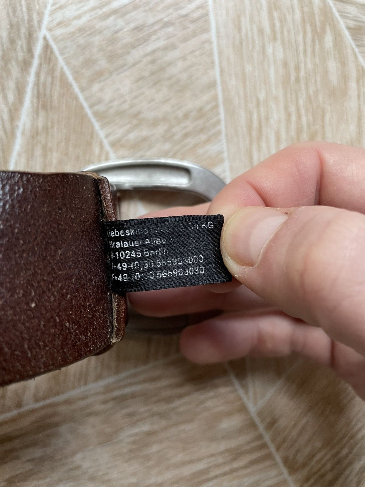 Designer × LIEBESKIND BERLIN Designer Liebeskind Berlin Cow Leather Metal Buckle Belt Size ONE SIZE - 12 Thumbnail
