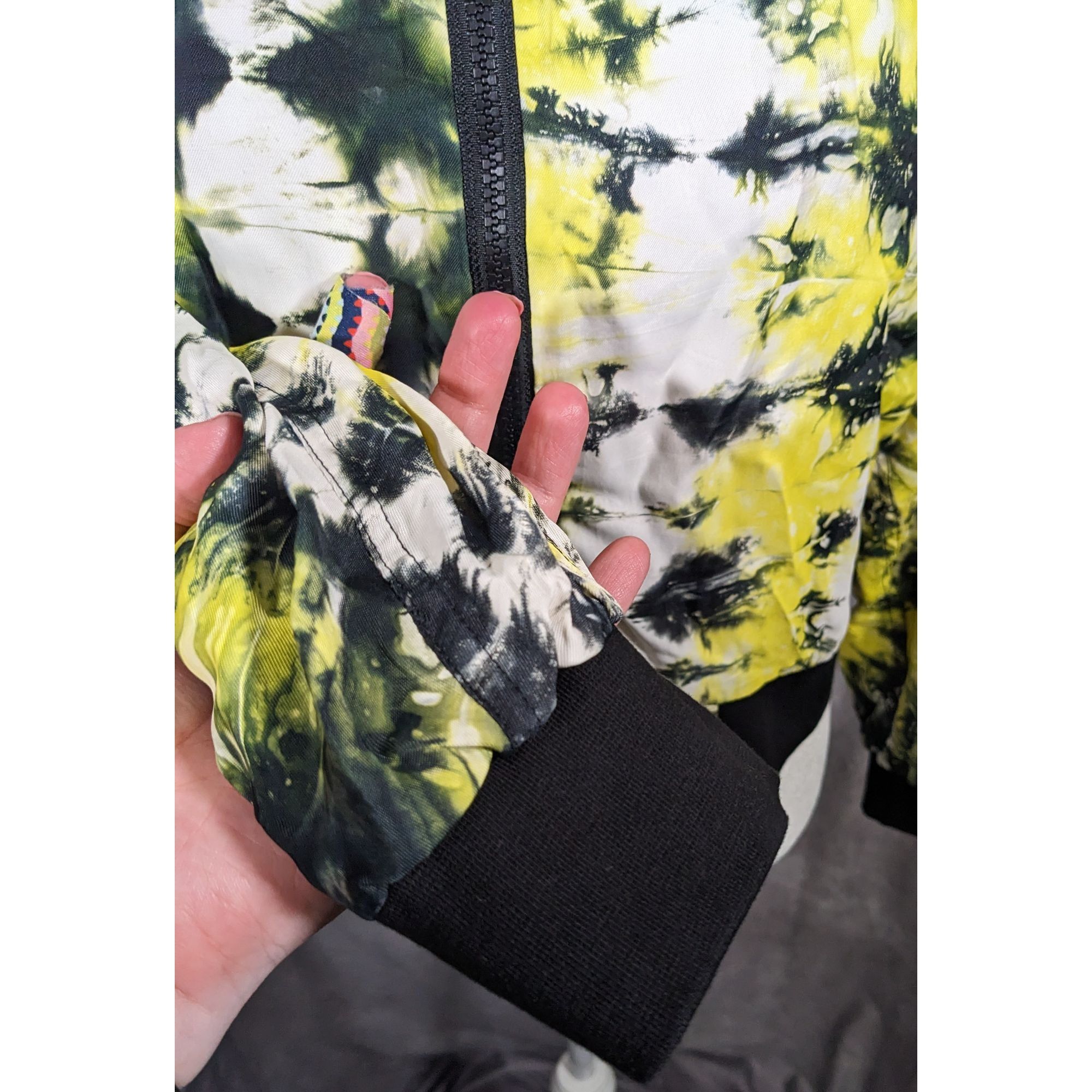 KTZ KTZ Tie Dye Black Yellow And White Lightweight Jacket Size S Size S / US 4 / IT 40 - 10 Thumbnail