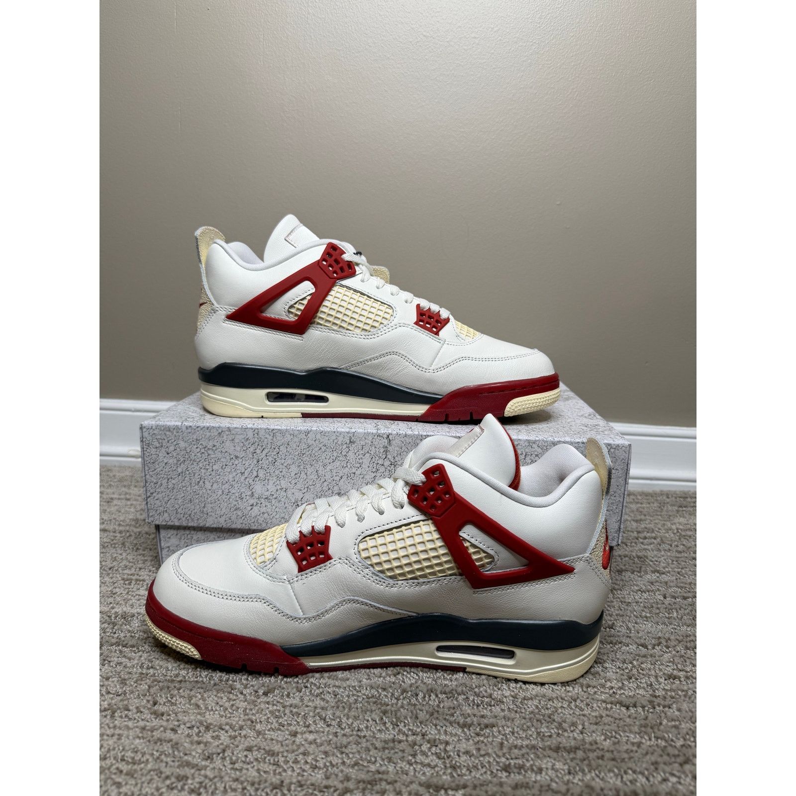 Jordan Brand × Nike × Vintage Air Jordan 4 Retro Nigel Sylvester Brick After Brick Shoes Size US 10 / EU 43 - 2 Thumbnail