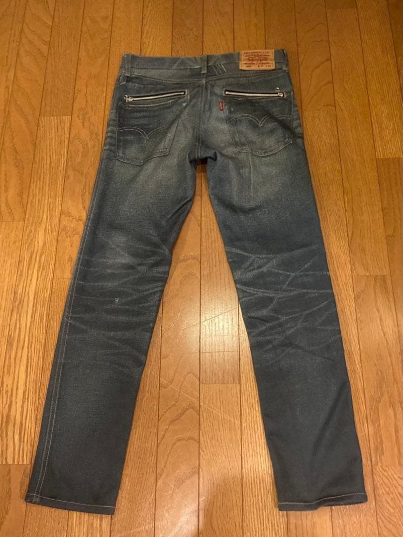 Junya Watanabe × Levi's Junya Watanabe Man x Levi's Damaged Transfer Denim Indigo S Size US 28 / EU 44 - 5 Thumbnail