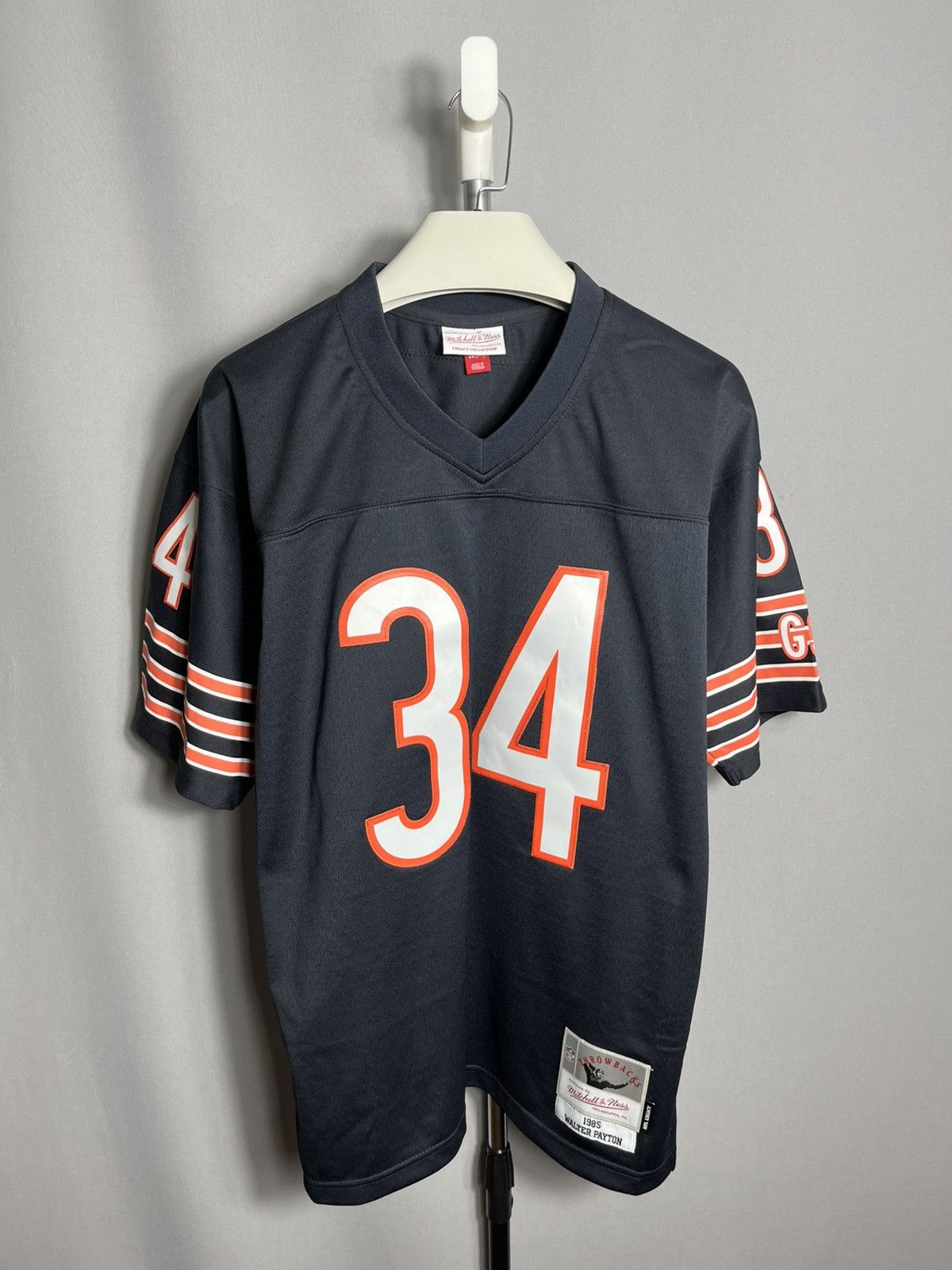 Walter Payton Navy Chicago Bears 1985 Legacy Replica Jersey