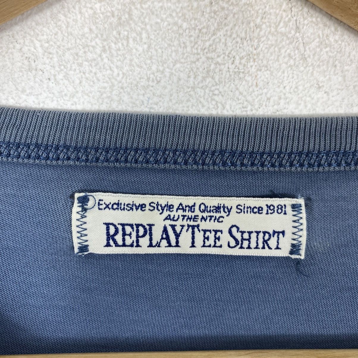 Replay Vtg Replay Blue Racing L/S Tee - 81 Hot Rod Club Size L Size US L / EU 52-54 / 3 - 7 Thumbnail