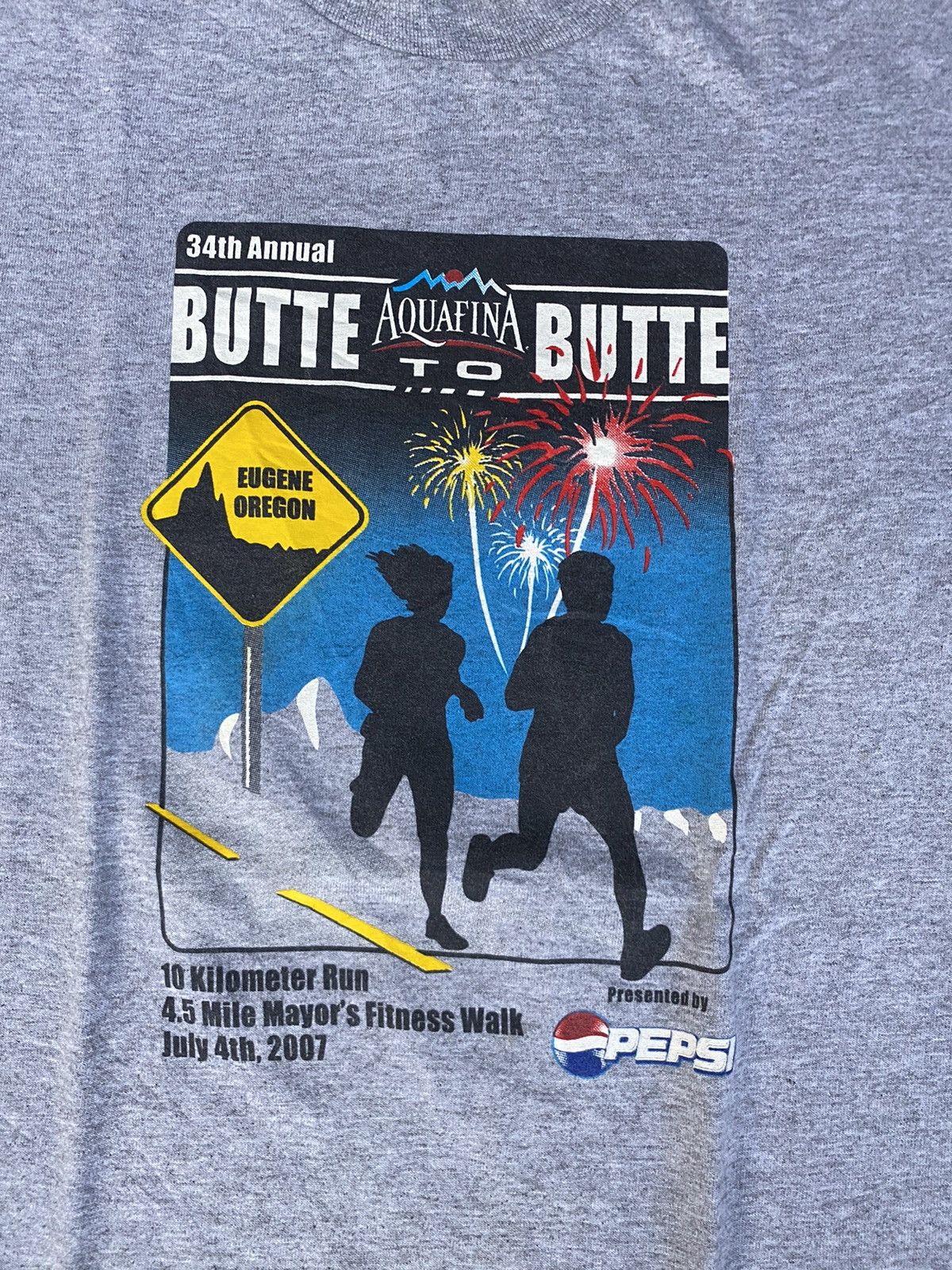 Nike × Vintage Vintage nike team aquafina butte to butte pepsi Size US S / EU 44-46 / 1 - 3 Thumbnail