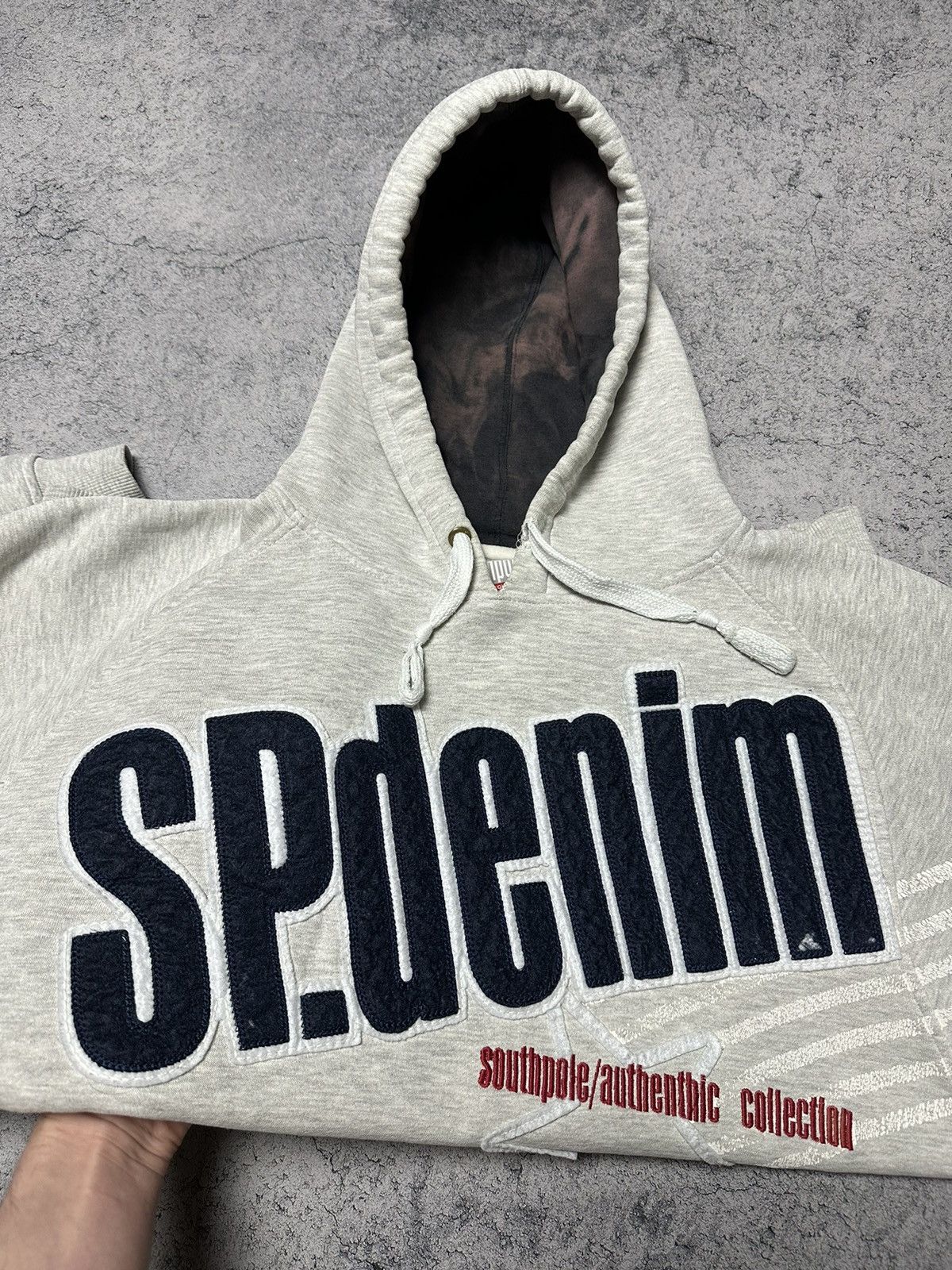 Southpole Vintage South Pole Denim Distressed Oversize Hoodie Size US M / EU 48-50 / 2 - 6 Thumbnail