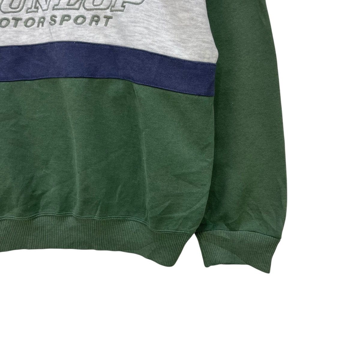 Gear for Sports 💥Vintage Dunlop Big Logo Embroidered Quater Zip Pullover Size US M / EU 48-50 / 2 - 5 Thumbnail