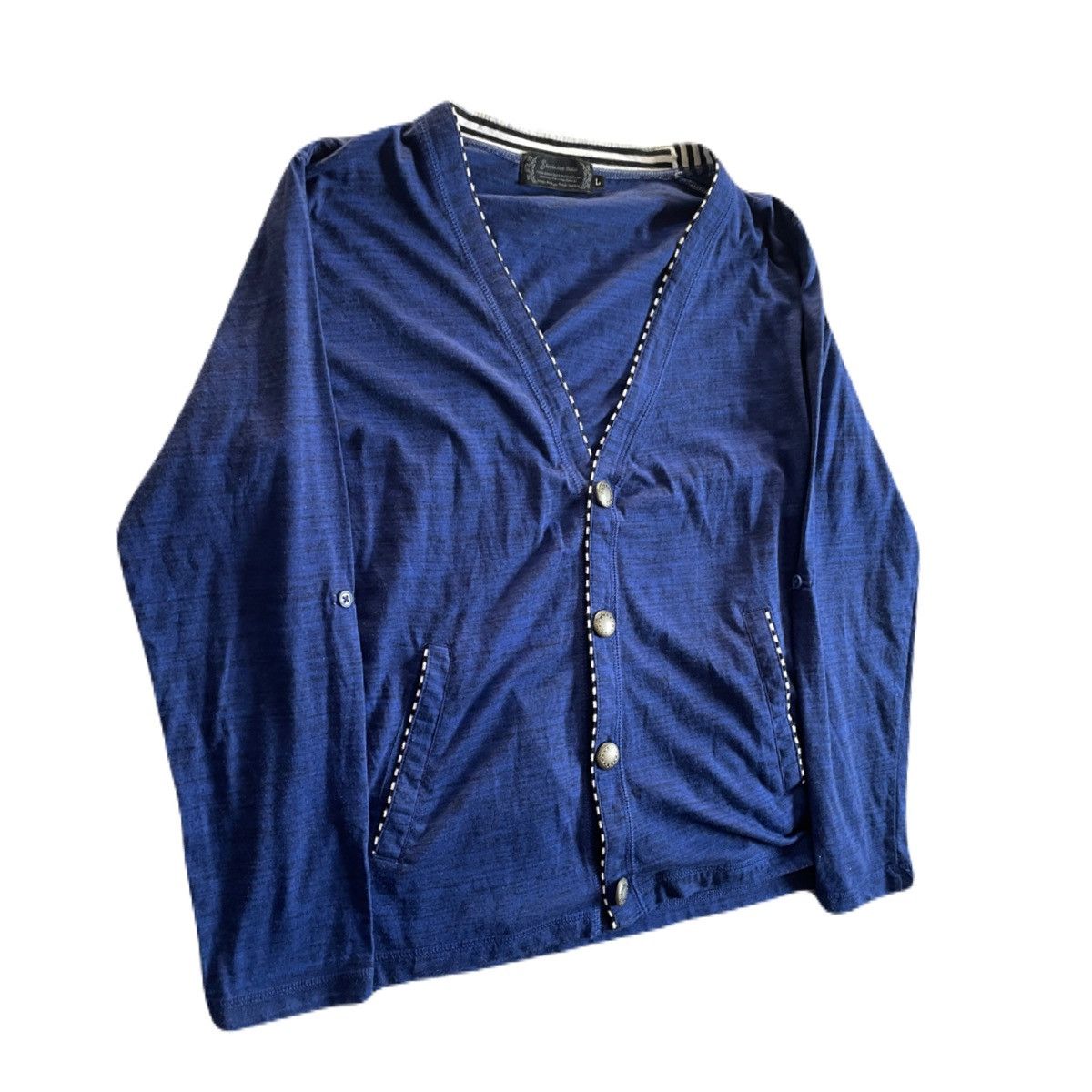 If Six Was Nine 2000s Japanese archive Vkei Gothic Button V-Neck Cardigan Size US S / EU 44-46 / 1 - 3 Thumbnail