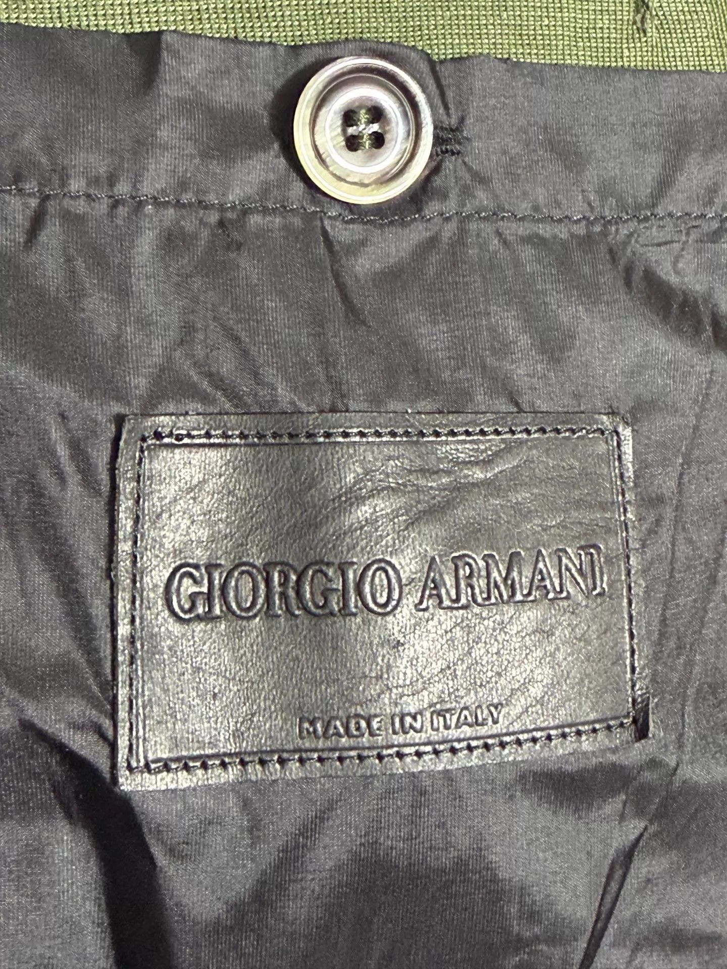 Giorgio Armani Giorgio Armani Slim Fit Suit 48/50 Dark Green Size 50R - 7 Thumbnail