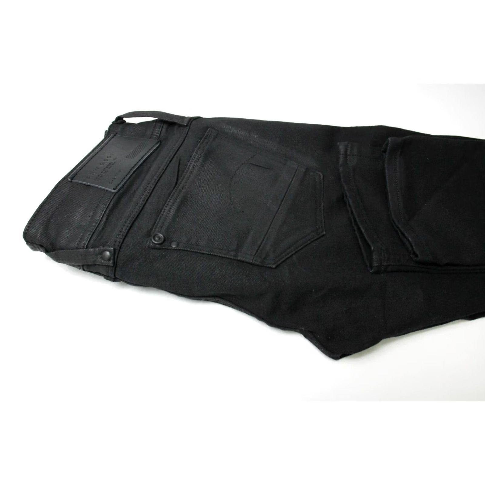 G-Star G-STAR Lynn Skinny Jeans Women's W25/L32 Black Pockets Wax Look Zip Fly Stretch Jeans Size 42" / US 20 - 5 Thumbnail