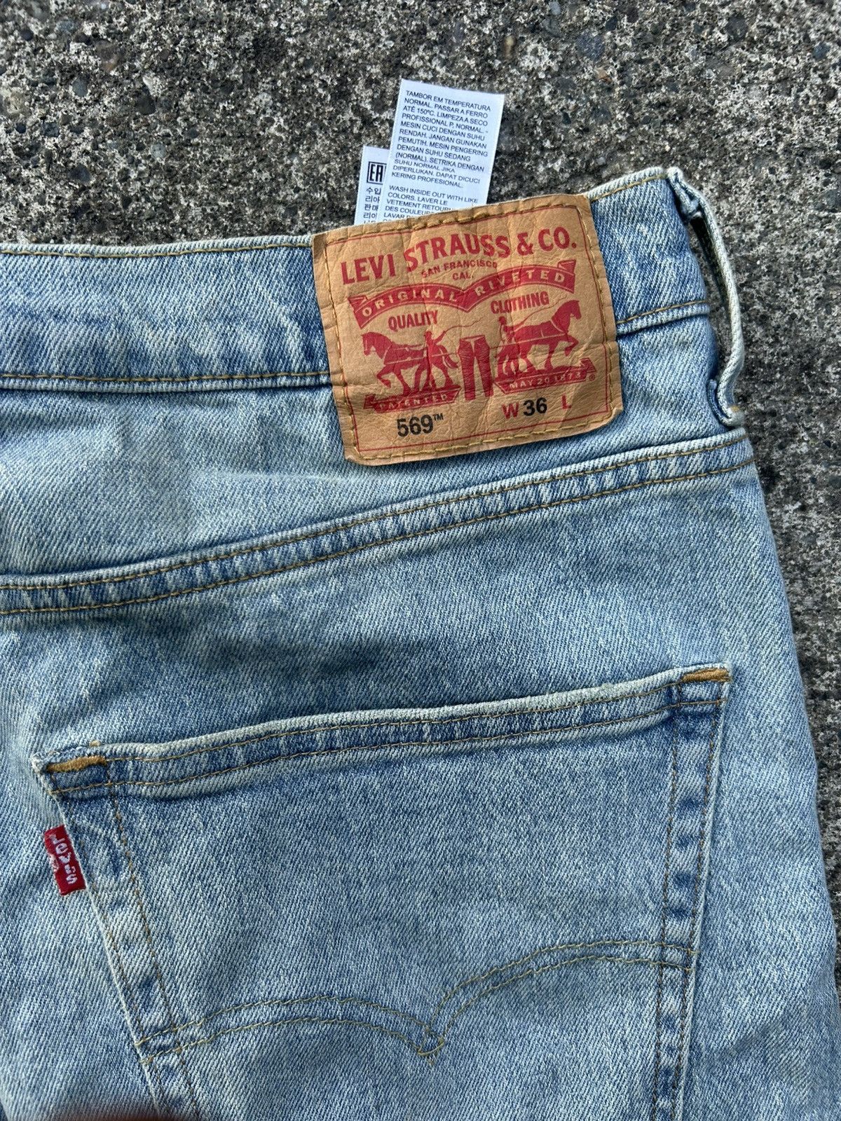 Levi's Levi's 569 Denim Shorts Size US 36 / EU 52 - 4 Thumbnail