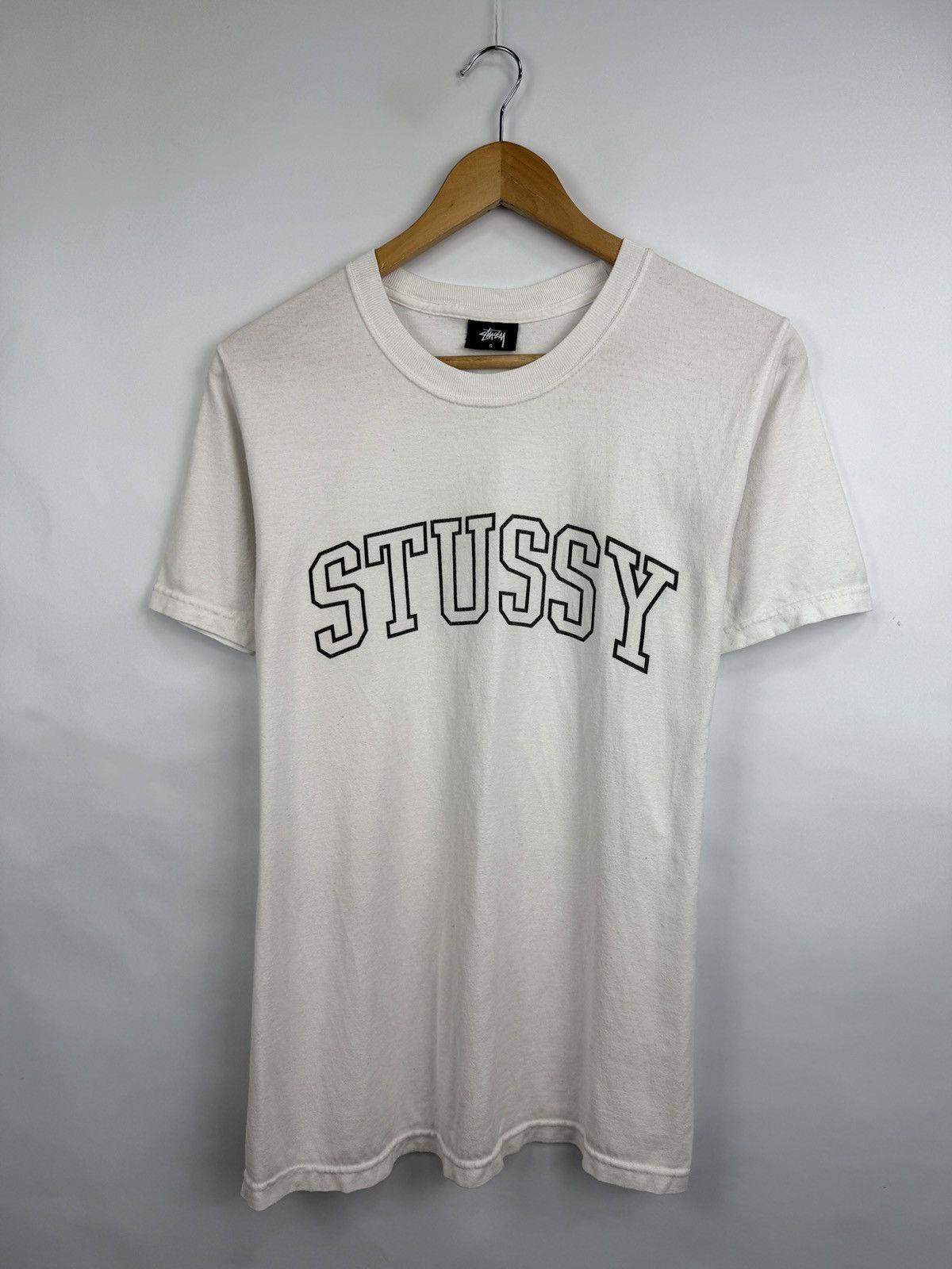 Stussy × Vintage 🇺🇸 Vintage Y2K Stussy Big Logo T-Shirt Rare Retro Hype Size US S / EU 44-46 / 1 - 3 Thumbnail