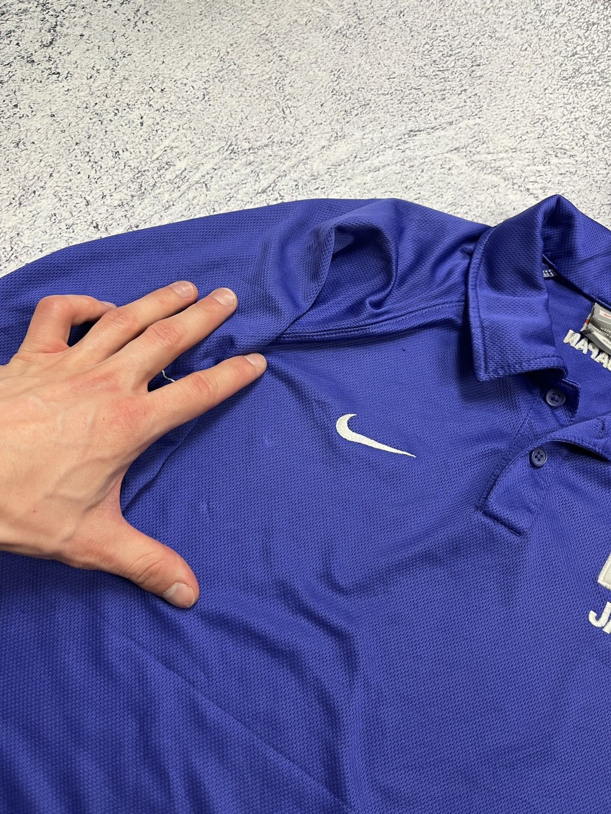 Nike × Vintage Nike Japan Asia Cup 2007 Polo Shirt Jersey Rare Blockcore Size US M / EU 48-50 / 2 - 9 Thumbnail
