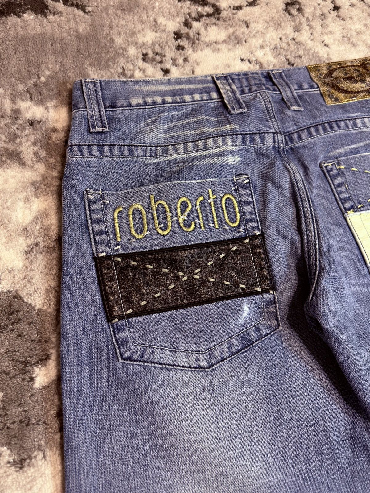 Roberto Cavalli Archive Roberto Cavalli Disstresed Y2K Jeans Dolce Hedi Raf Size US 32 / EU 48 - 10 Thumbnail