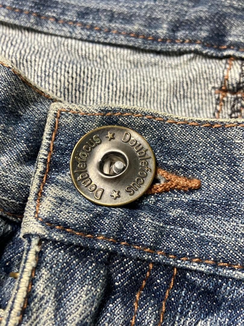 Japanese Brand Doublefocus Genuine Double Waist Three Quarter Jeans (186) Size US 36 / EU 52 - 5 Thumbnail