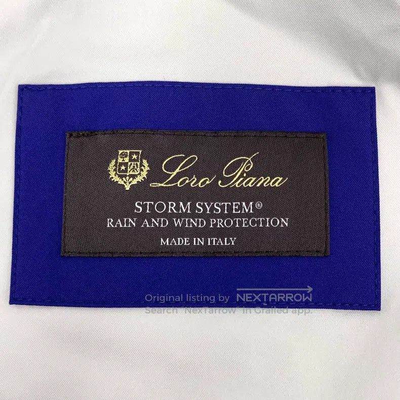 Loro Piana Loro Piana Purple Blue Hooded Nylon Zip-Up Jacket Size S / US 4 / IT 40 - 6 Thumbnail