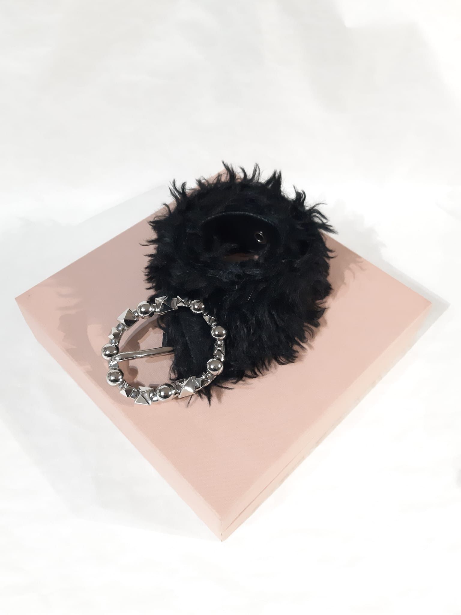 Miu Miu MiuMiu Mohair Fur Belt Size ONE SIZE - 7 Thumbnail